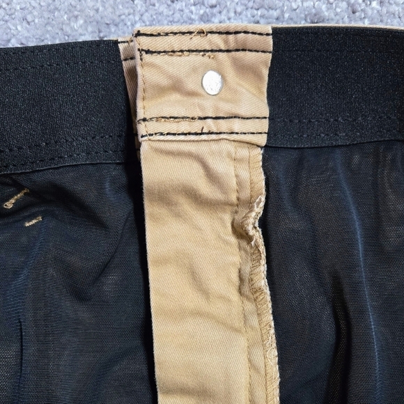 Democracy Absolution Tan High Rise Roll Cuff Cargo Pocket Cargo Utility Pants - Picture 7 of 11